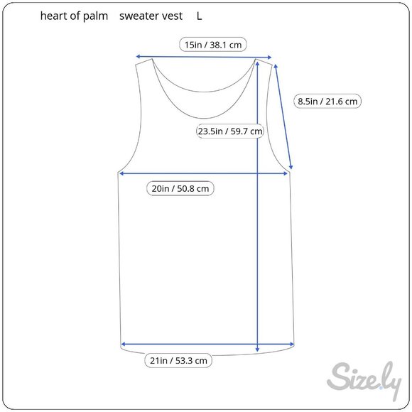 Hearts of Palm embellished chenille black sweater vest sz Large - Picture 6 of 6